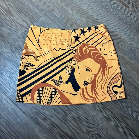 NWOT House of Sunny Mini Skirt 4 - Picture 4 of 4